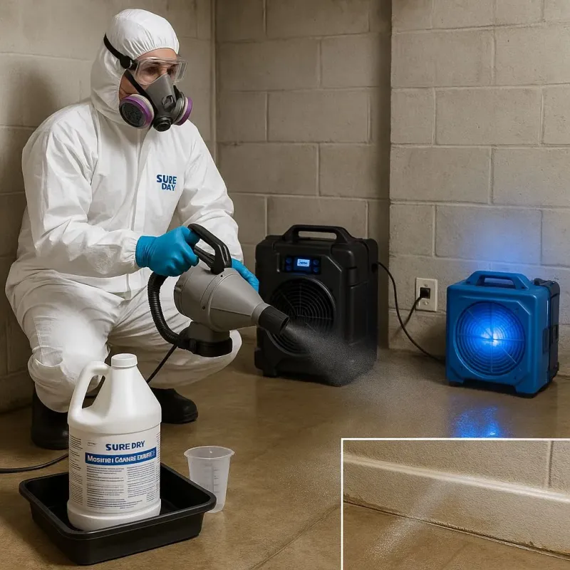 Sanitization and Odor Removal process in Fairmont, IL